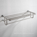New double towel rail shelf stainless steel wall holder towel bar